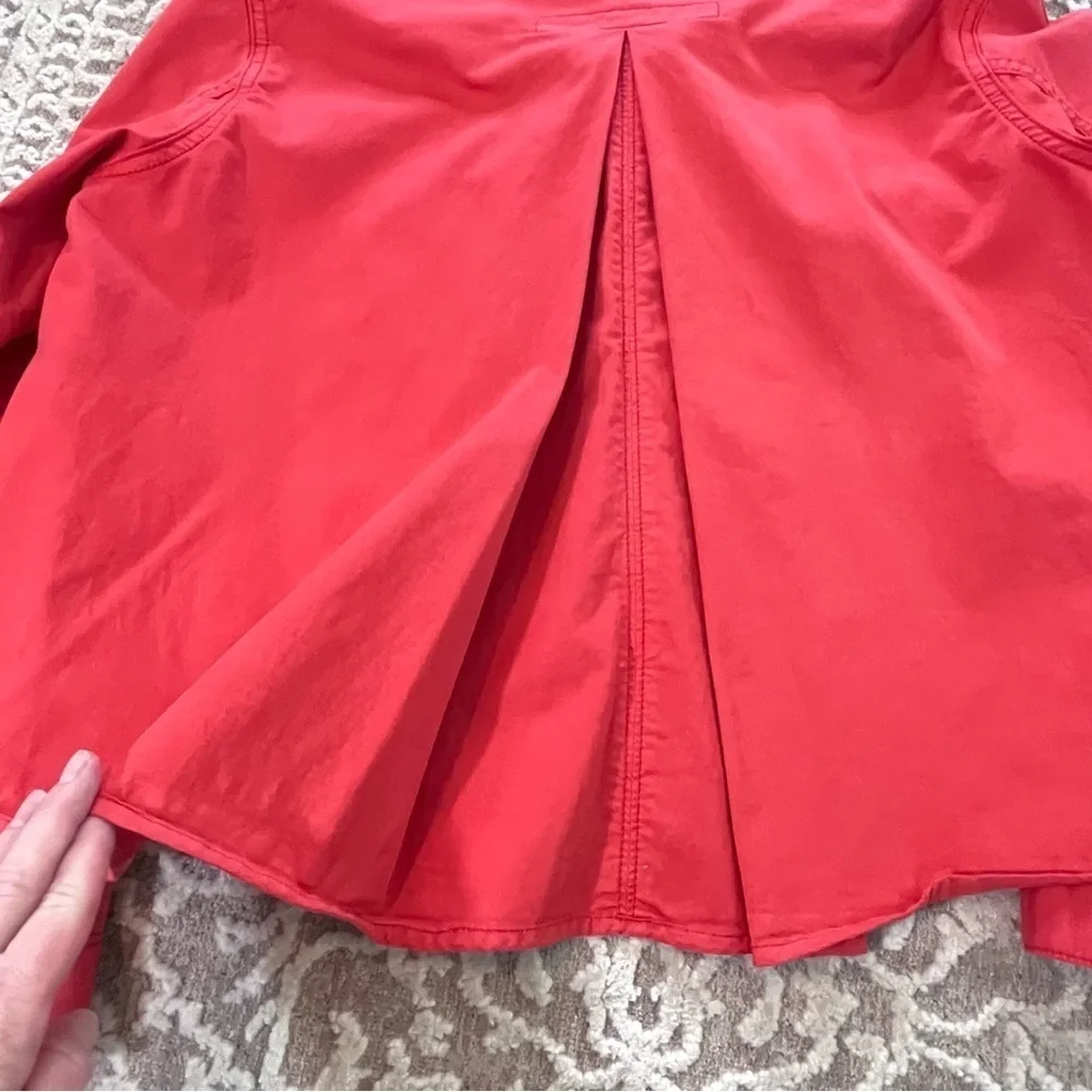 Anthropologie Orange Utility Jacket